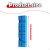 2 Pieces Vise Jaw Pads Bench Covers Multi Groove Textured Inserts for Clamping,