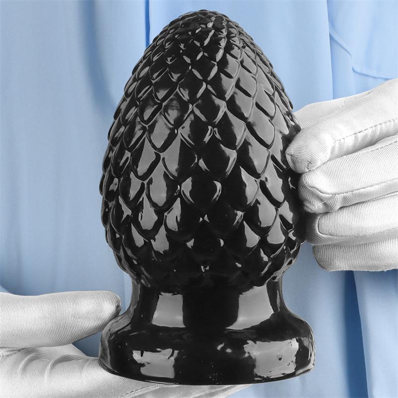 Oversized Black Anal Plug Rear Anal Expansion Anal Opening Female Masturbator Erotic Products