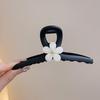 Großer französischer Retro-Klammer-Haarclip für elegante Damenfrisuren.