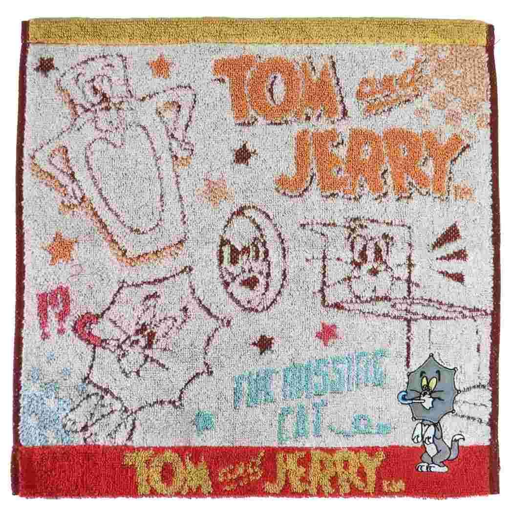 

Marushin Carry Tom and Jerry Horizontally Antibacterial and Available in Two 4105000400 Towel, Mistake Tom Design, Woven, Deodorizing, Cotton,
