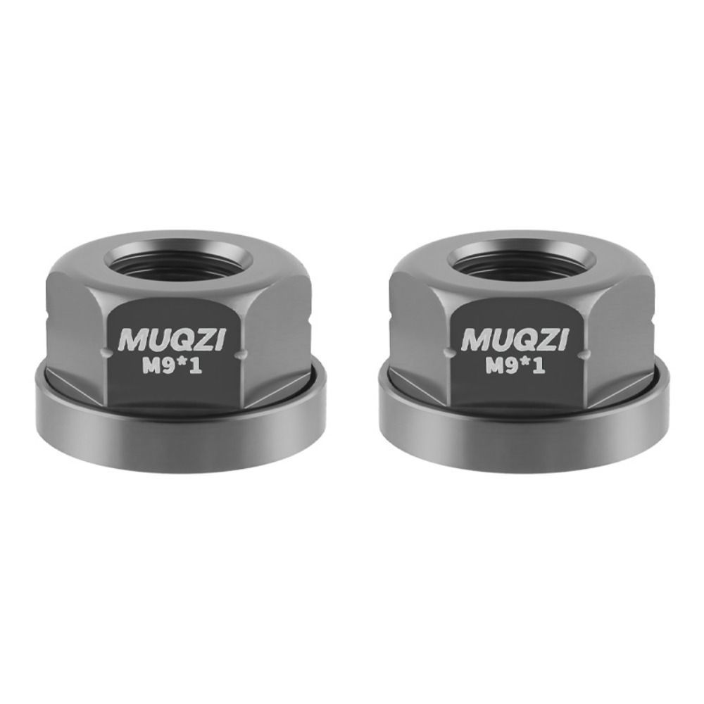 2pcs High Strength Rear Axle Screw Aluminum Zinc Zinc Alloy Bike Accessories Bicycle Hub Nut Cycling