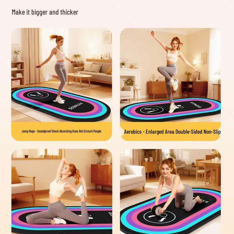 Silent Jump Rope & Yoga Mat