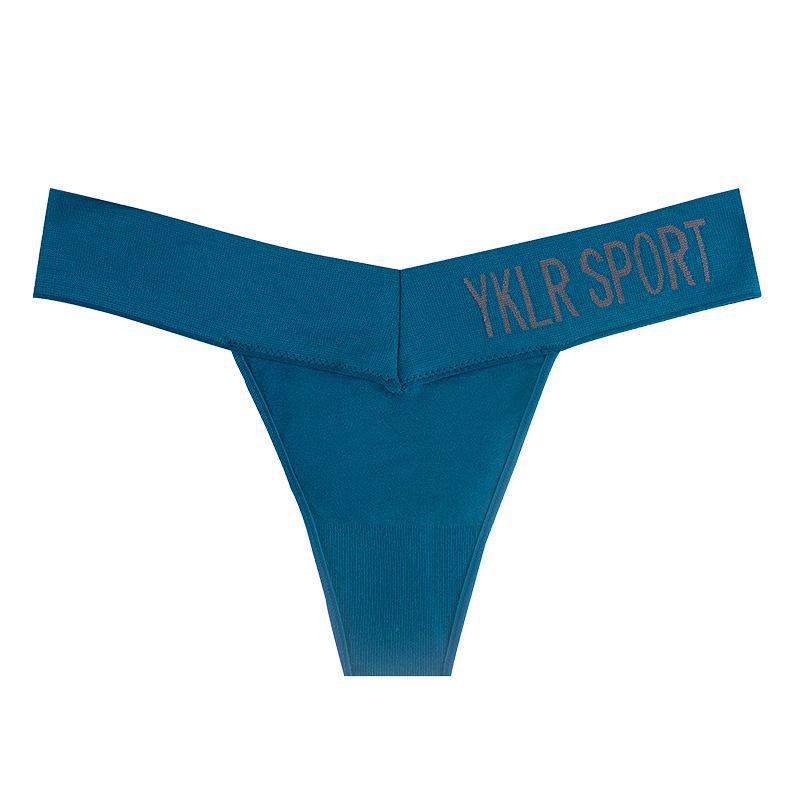 Perizoma Seamless a Vita Bassa da Donna Europea e Americana - Sexy Sportivo Fitness Design Profondo a V Vita Larga