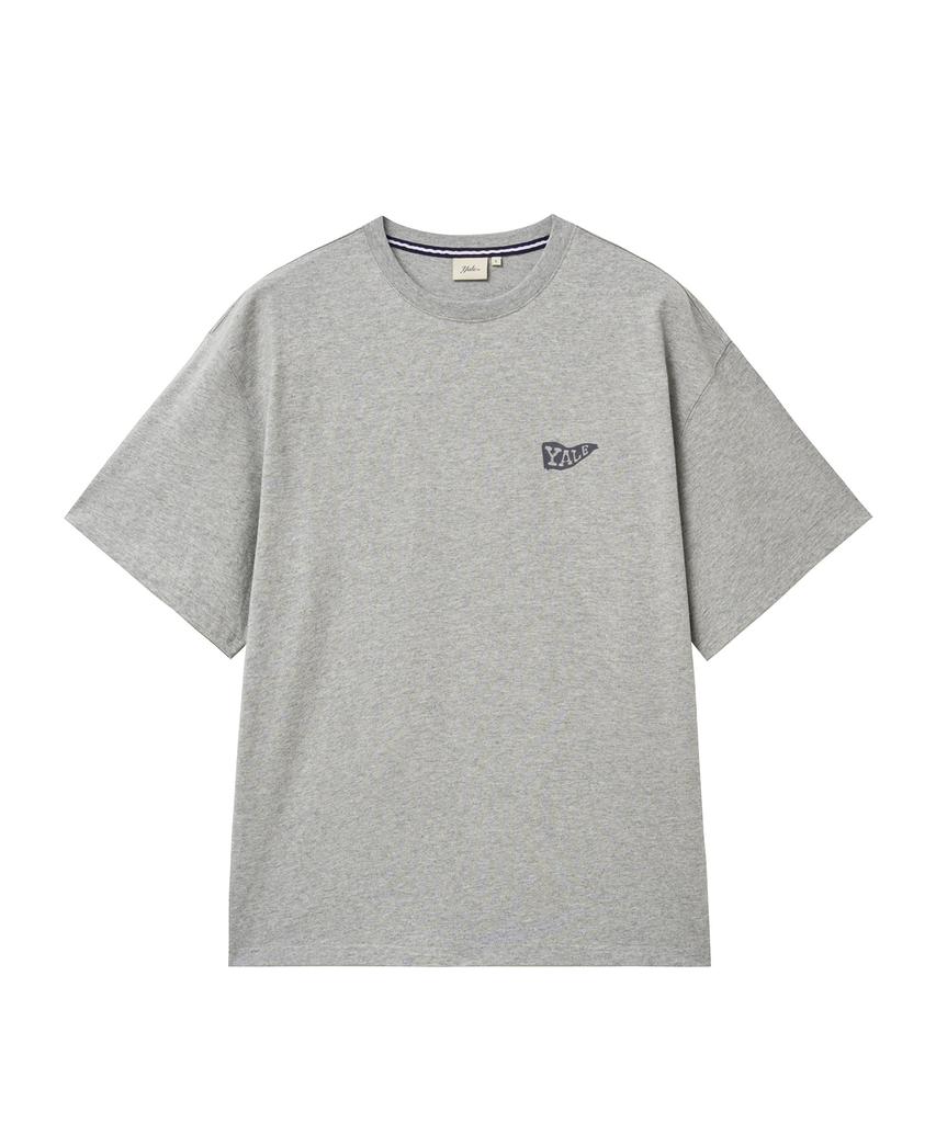 YALE Connecticut Graphic T-Shirt_Gray