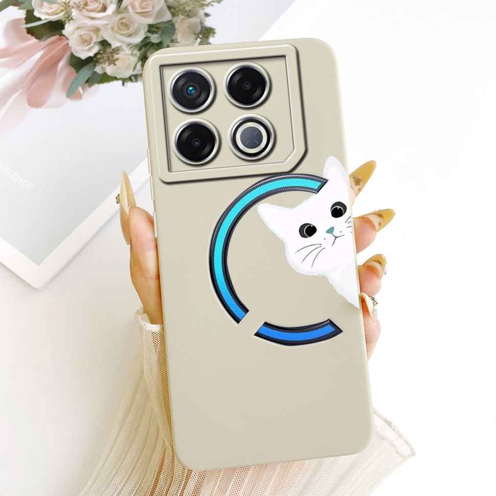 For Infinix GT 20 GT20 Pro Case Lucky Cute Cat Rabbit Cartoon Pattern Back Cover For Infinix GT 20Pro X6871 Phone Shell Coque