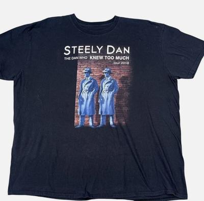 Steely Dan The Dan That Knew Too Much Maglietta Tour Concerti 2016 Maglietta Unisex
