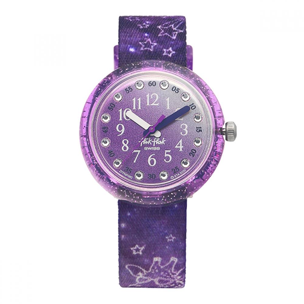 Flik Flak Kids Nato Watch Goes Wild Giraxus FPNP080
