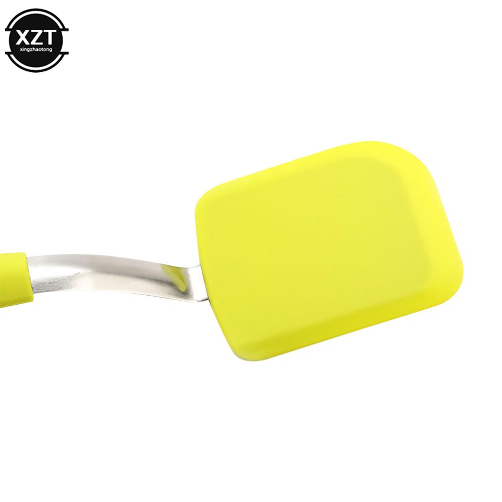 Long Handle Non-stick Silicone Shovel Kitchen Tool Wok Frying Pan Spatula