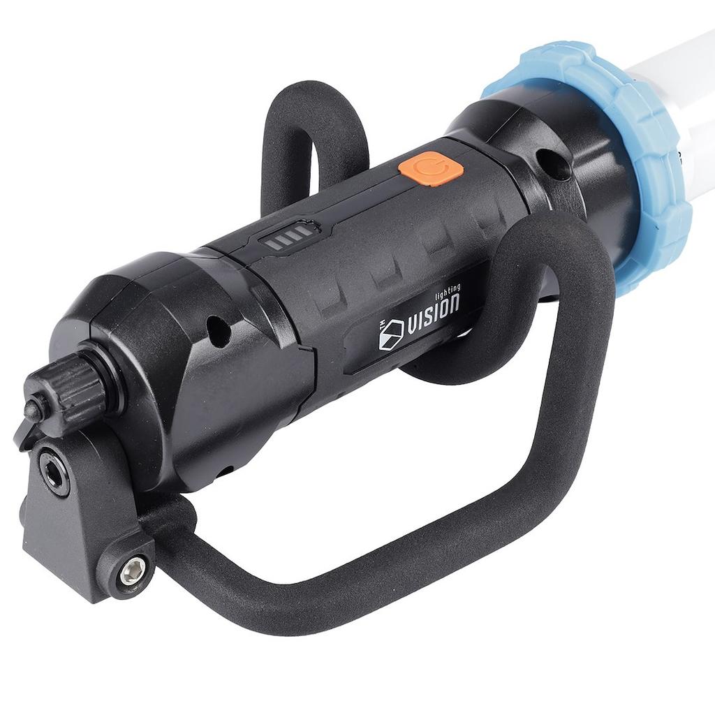 Werkstattleuchte / Leuchtstofflampe mit Halteklammern für unter die Motorhaube, 30W 3000 lm, AC/DC