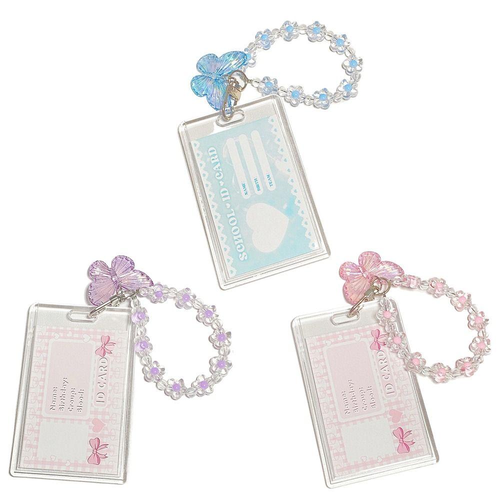 Fashion Acrylic Card Holder Crystal Vertical ID Card Holder Bank ID Holders