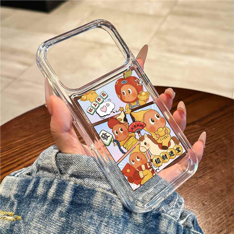 

Apple iPhone 17 Pro Max Wealth and Prosperity Star Clear Case - Full Coverage iPhone 17