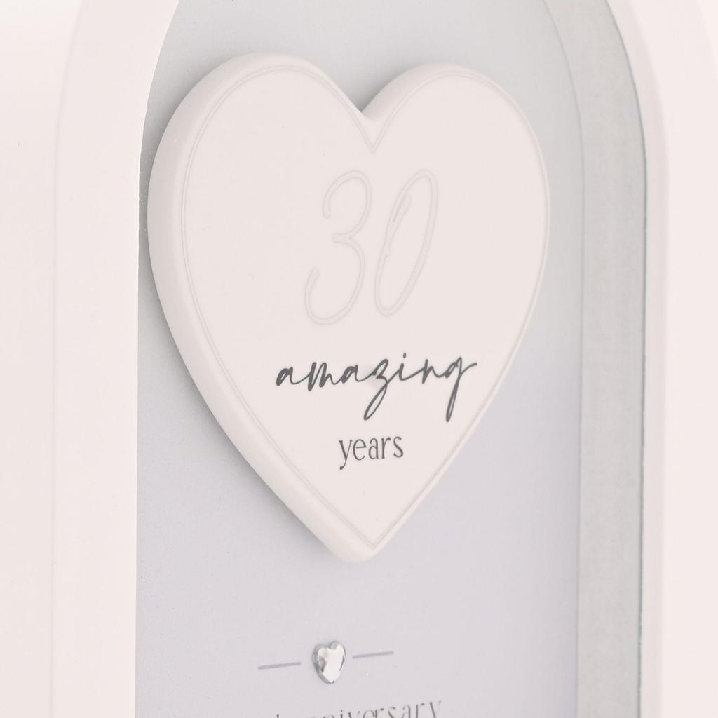 Amore Arch Plaque 18cm - 30 Years