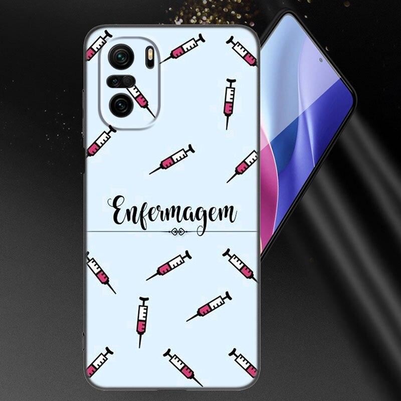 Krankenschwester Medizinisch Medizin Gesundheit Herz Handyhülle Für Xiaomi Mi 10T 11i 11T Note 10 11 Lite NE F1 POCO F3 M3 X3 GT NFC M4 X4 Pro 5G