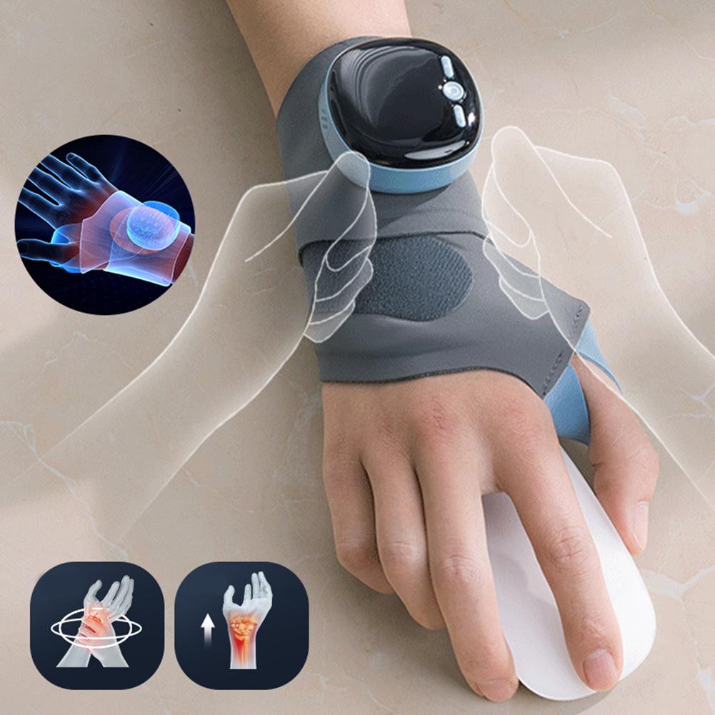 EMS Wrist Guard Wrist Support Strap 5 Modes 9 Levels Wrist Compression Brace Adjustable Wrist Protector Bandage for Tendonitis
