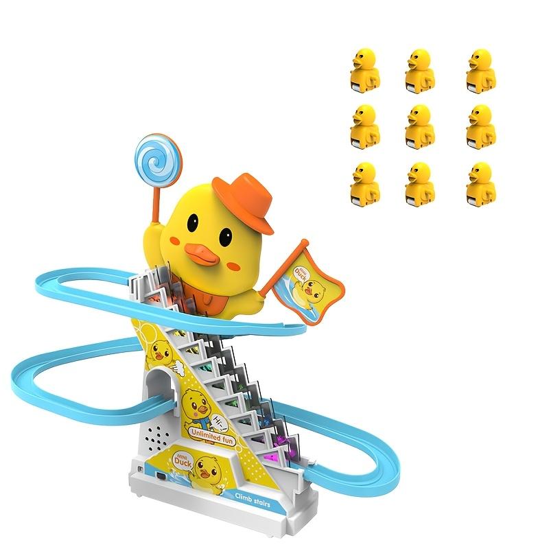 Non-Toxic Duck Climbing Stairs Musical Toys With Lights And Music For Children Birthday Gifts Ducklings Children Toys