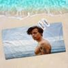 Ručník Singer H-Harry Styles Plážový ručník Barevné osušky pro dívky Mikrovlákno Rychleschnoucí Bez písku Pláž Joga Lázně Posilovna Bazén