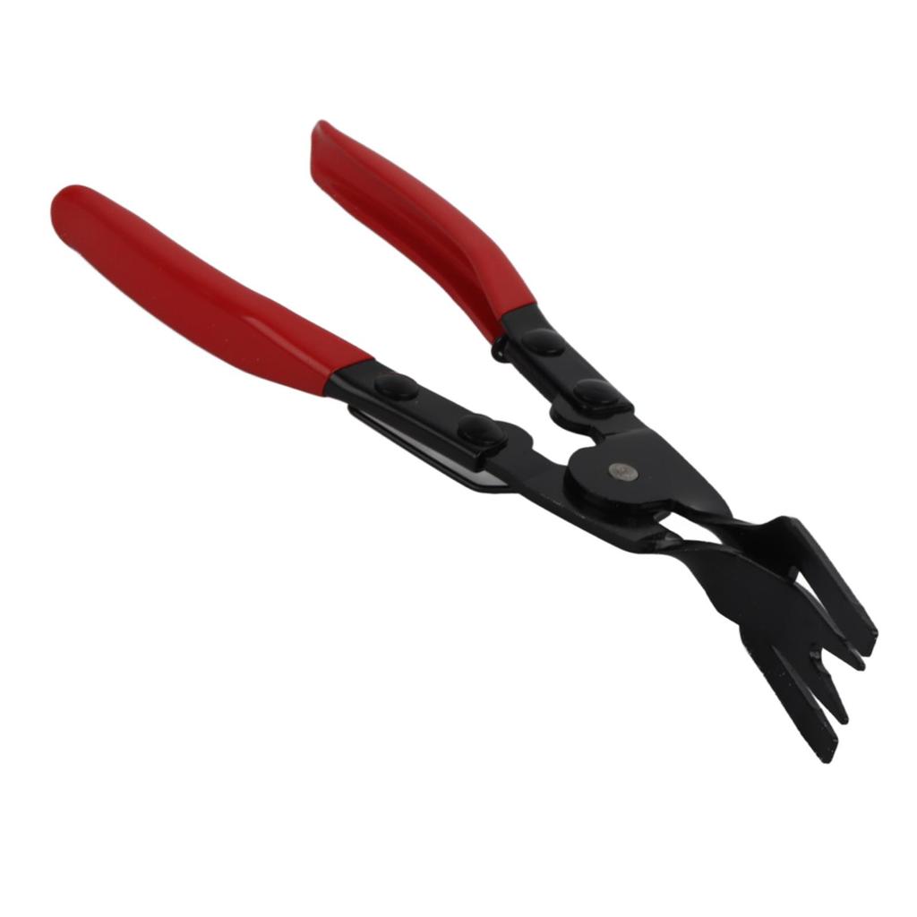Car Interior Door Panel Clip Removal Pliers Set, Easy to Handle Remover Tool, Red Black, 2 Pieces