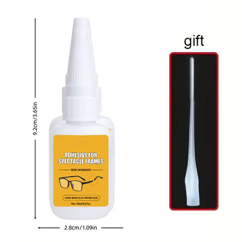 

Glasses Temples Repair Adhesive Portable 20ml Eyeglasses Temples Repair Glue for Beginners Professionals Students Adults Teens
