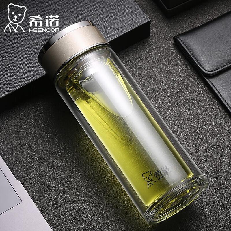 XINUO XN-7065 Double-Layer Glass Tea Cup