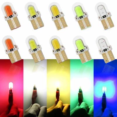 10/5 stücke T10 194 168 W5W COB 8SMD Helle LED Glühbirne Weiß 12V 6500K Auto LED birne
