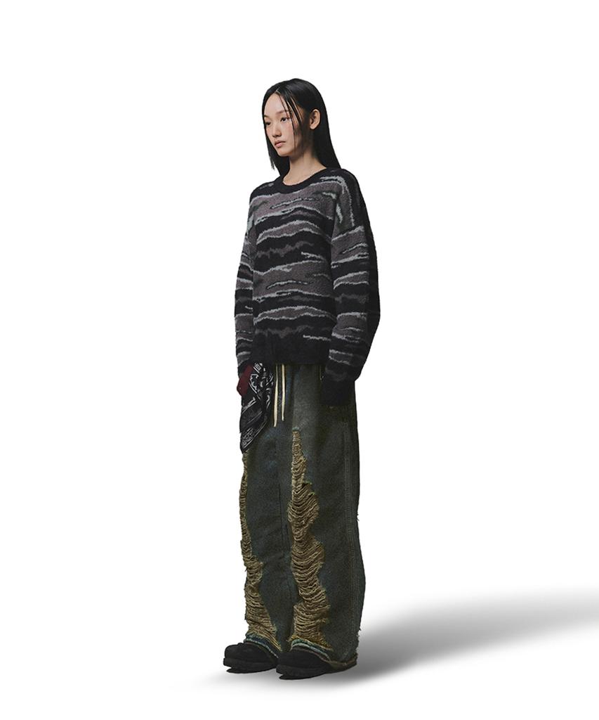 NOT4NERD Night Mist Mohair Knit - Black