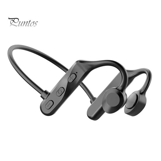 

Беспроводные наушники с высоким уровнем шумоподавления IPX5, водонепроницаемые, совместимые с Bluetooth, 5.0, спортивные наушники с костной проводимостью для вождения чёрный