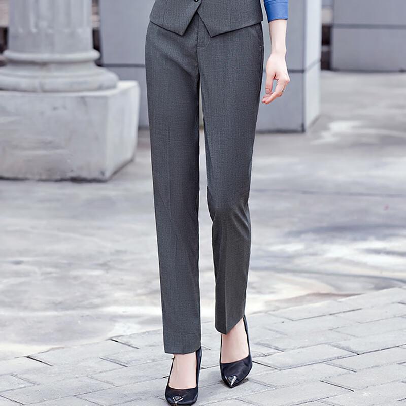 Women's Professional Straight Leg Suit Trousers