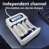 Type C 4 AA and 3A Rechargeable Batteries Charger DC12V 800mA High Capacity 1.2V NiMH with Low Selfs Discharge