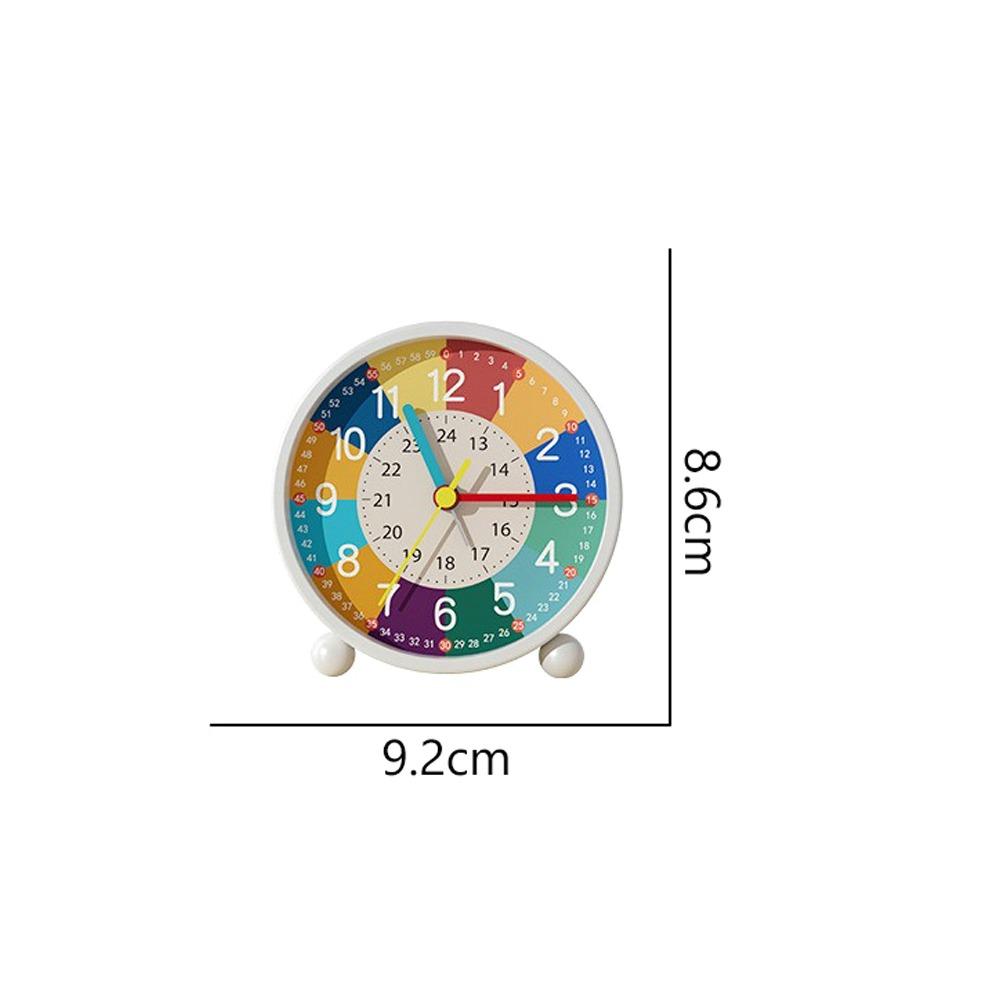Creative Metal Alarm Clock Colorful Dual Bell Children Learning Clock Wake Up Clock Living Room