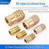 1" Brass Foot Valve Check Valve with Filter for Water Pumps