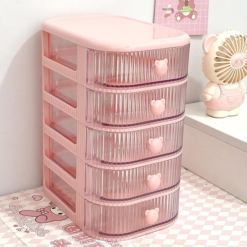 Desktop Drawer Jewelry and Cosmetics Storage Box