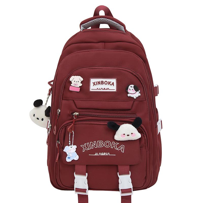 Children's Schoolbags for Primary School Students with Large Capacity Dirt Resistance Two Piece Set of Junior High School Students' Backpacks