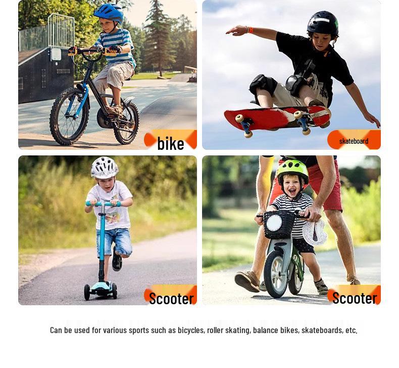 Kids' Adjustable Safety Helmet for Biking, Skating, and More
