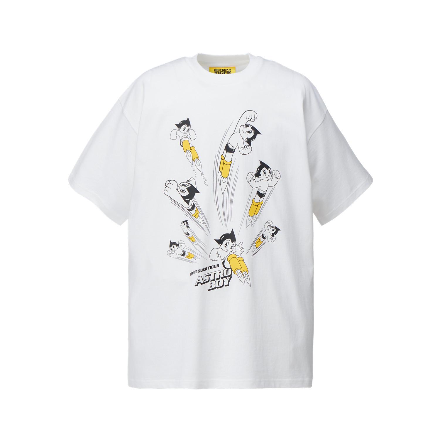

Onitsuka Tiger X Astro Boy Collaboration Fashion Comfortable Simple Short Sleeve T-Shirt Men Tops White 2183B513-100 L