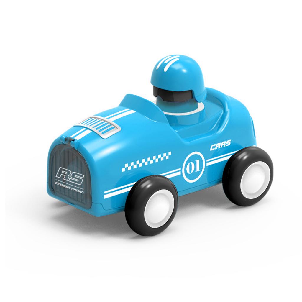 Children's Little Yellow Duck Ejection Inertia Car Children's Baby Puzzle Boys and Girls Toy Car