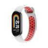 Silicone Watch Strap for Mi Band 8 TPU Waterproof Sweatproof Adjustable Length Watch Band Replacement Accessories