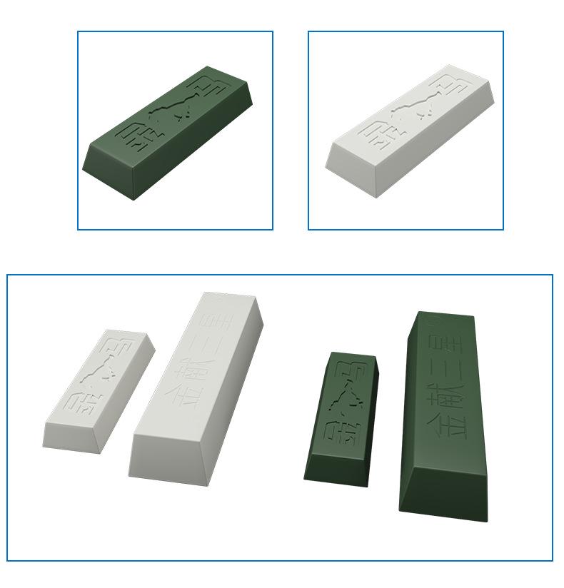 Multi-Surface Polishing Wax: Stainless Steel, Wood, Jade, Marble, Glass, Mirror - White & Green Paste