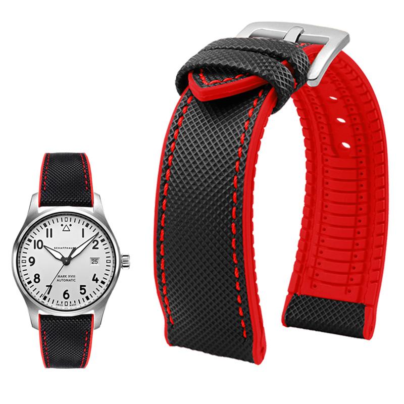 Klassisches 20 mm 21 mm 22 mm Canvas-Nylon für Seiko-Uhren. Gummiband, wasserdichtes Armband für Herren, für Tissot, Citizen, Mido, Uhrenzubehör