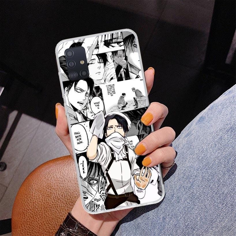 Attack Anime Phone Case For Samsung Galaxy A52 A32 A22 A12 A51 A31 A50S A30S A20S A10S Note 20 Ultra 10 Plus S10 A72 A71 Galaxy