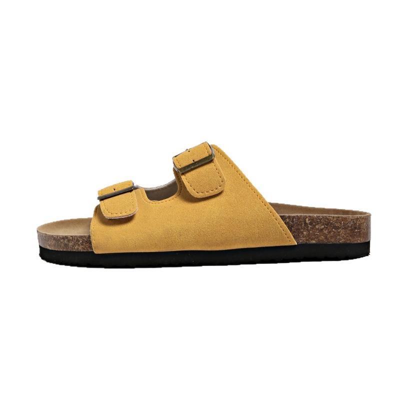 Thick-soled Shoes Women's Slippers Lazy People One-line Soft-soled Beach Slippers
