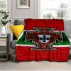 Nationales Wappen Portugals Decke Geeignet für Sofas, Betten, Büros und Camping - Perfektes Geschenk für Halloween Weihnachten