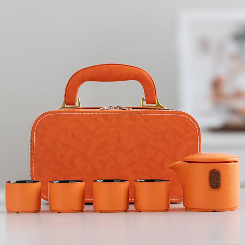 Elegant Chinese Ceramic Tea Set Gift Box