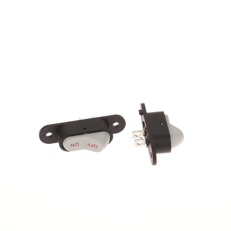 1/5Pcs Boat Button Switch White 2 Pin Light On/Off 250V 6A Ac Amp 125V 10A Electric Wok Home Start Switch