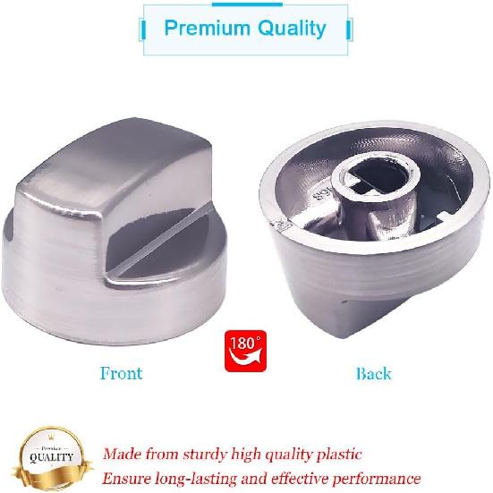 YMDparts Wolf Range Hood Knob Replacement 811195 805328 KIP5D44 5D44 B002MFNQ34 Ventilation Hood Knob for Sub-Zero Wolf (3 Pack)