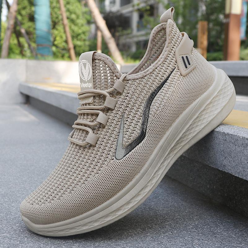 Foreign Trade Men's Shoes Spring Shoes Men's Shoes Casual Shoes Breathable Fly-woven Sports Shoes