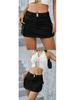 European & American Street Style Low-Waist Slim Fit Solid Color Autumn Skirt for Women