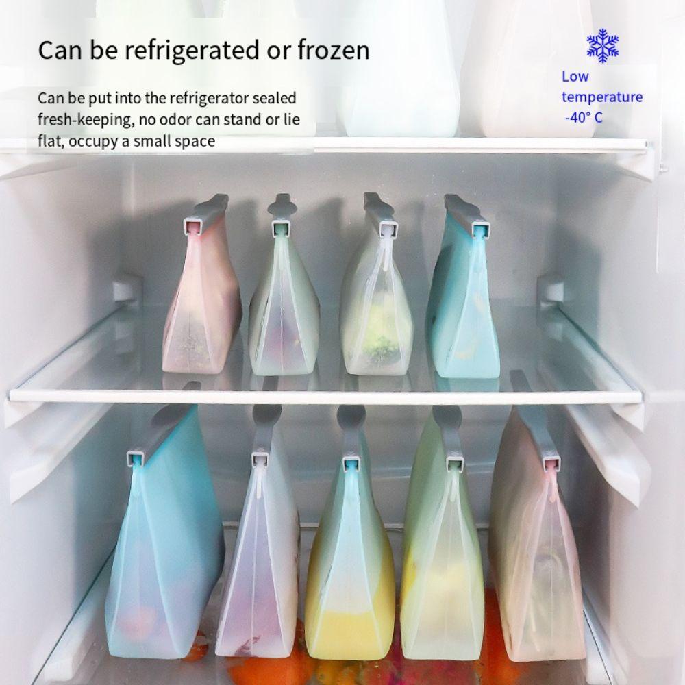 500/1000/1500ml Food Storage Container Microwave Dishwasher Safe Kitchen Fresh Bag  Cereal