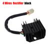 1/1 Pins Wired Motorcycle Rectifier Voltage Regulator 1/1 Pin FXD ZJ 11V GY6 Scooter ATV 11cc 111cc 111cc NEW