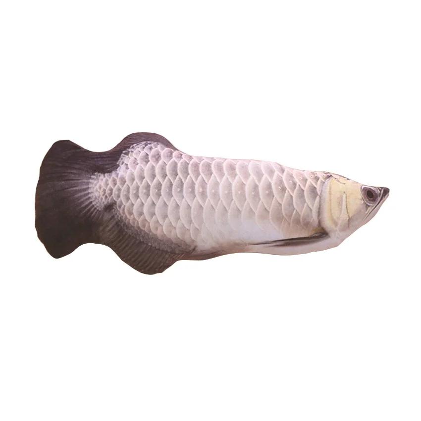 3D Simulation Cat Favor Fish Dog Toys Plush Stuffed Fish Shape Cats Padded Toy Catnip Scratch Board Scratching Post For Pet