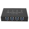 USB 3.0 Printer Sharing Switch Plug and Play 4 In 1 Out Manual Printer Switcher for Computer